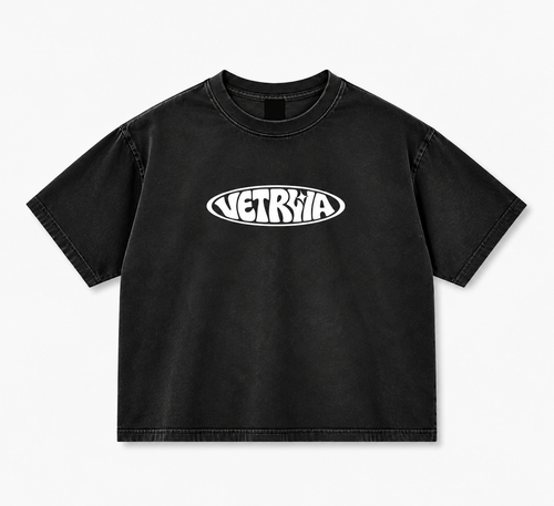 T-shirt Boxy Fit "Luck appears where faith is"