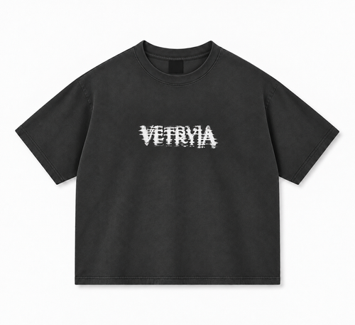 T-shirt Boxy Fit "Society Blurs Your Vision"