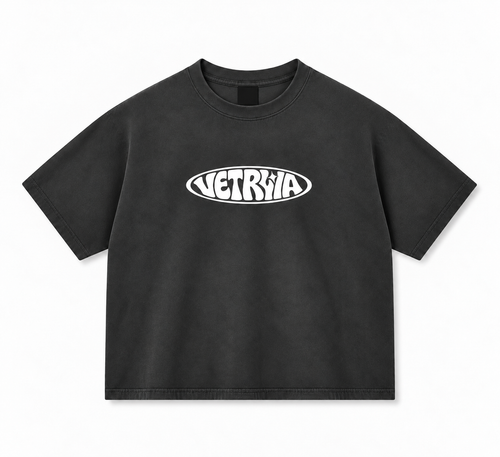 T-shirt Boxy Fit "Luck appears where faith is"