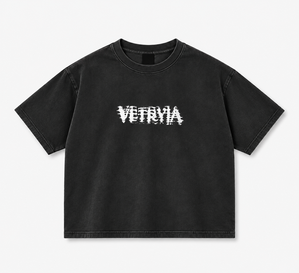 T-shirt Boxy Fit "Society Blurs Your Vision"