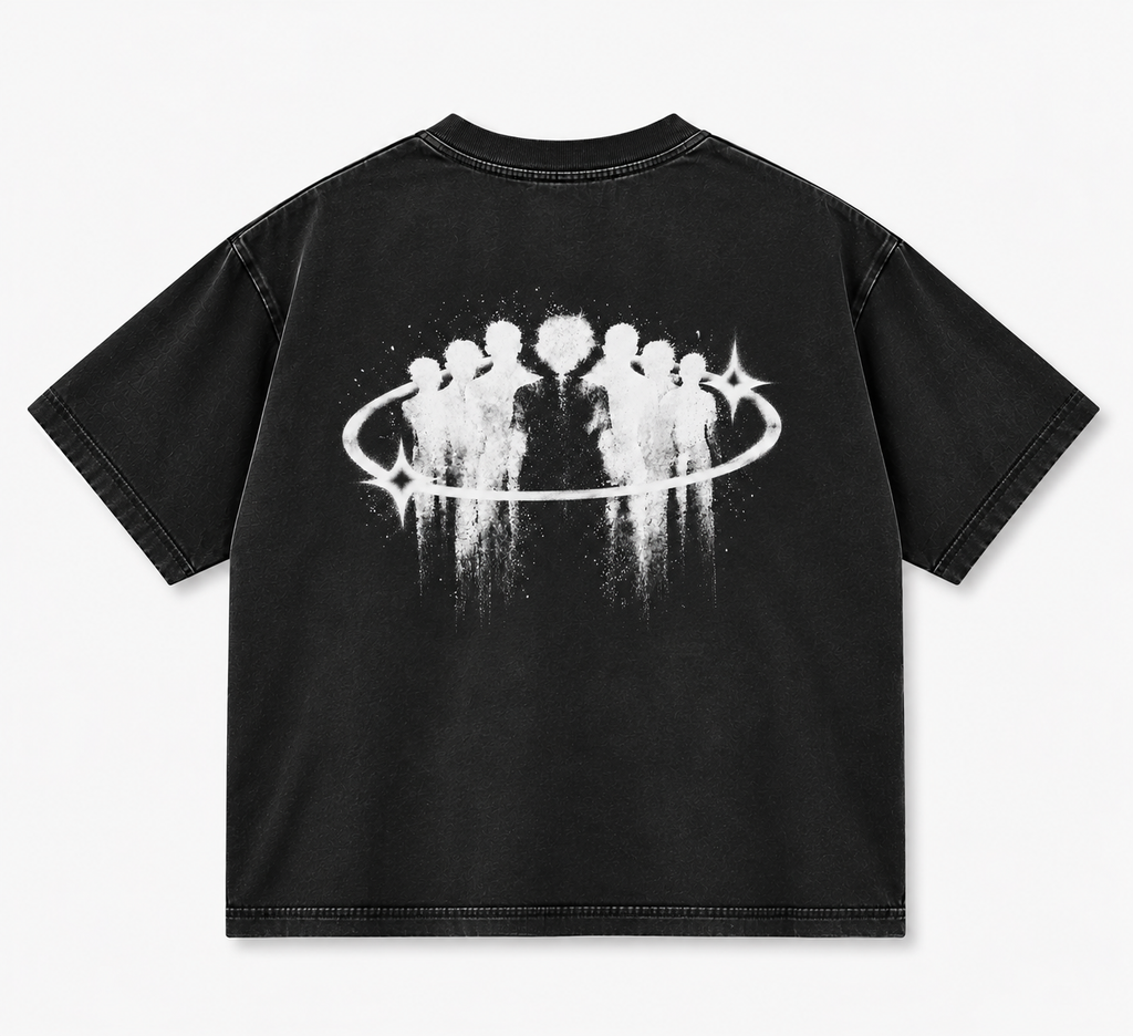 T-shirt Boxy Fit "Society Blurs Your Vision"
