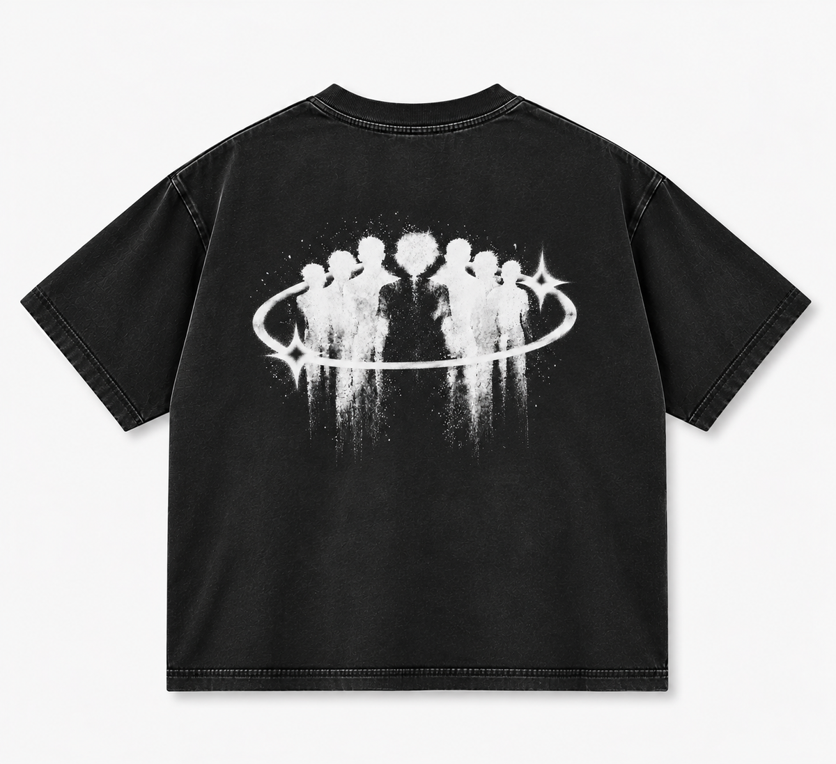 T-shirt Boxy Fit "Society Blurs Your Vision"