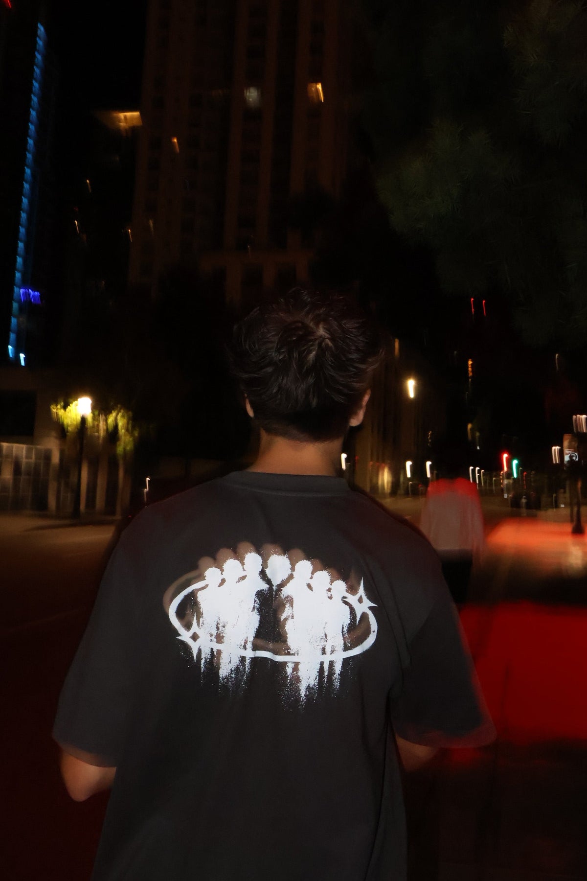 T-shirt Boxy Fit "Society Blurs Your Vision"